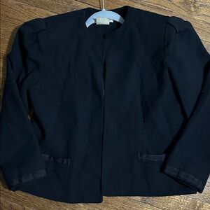 Vintage Walker Lane Wool Collarless Blazer Jacket